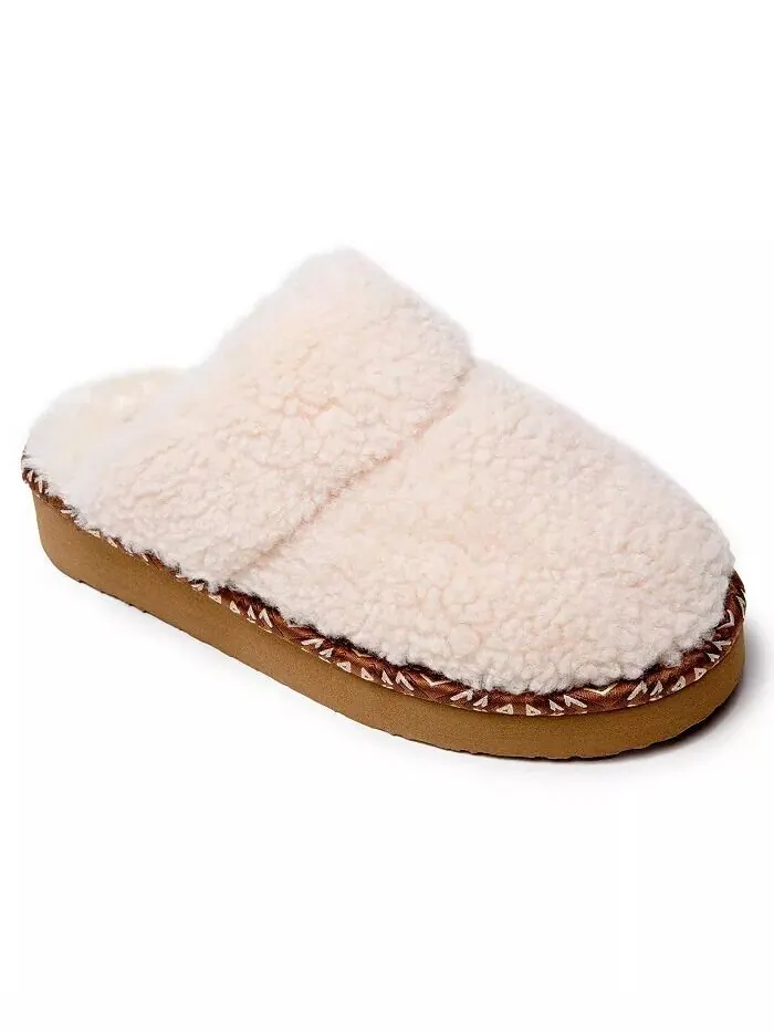 Женские тапочки Cerise Plush Minnetonka — изображение 1 из 3, бежевый