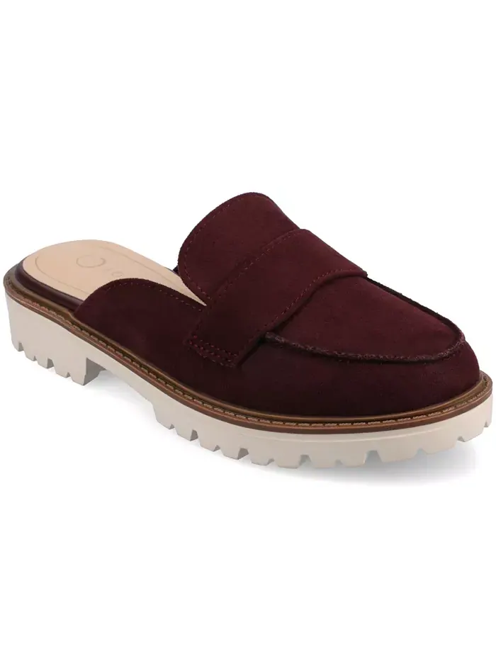 Женские мюли на платформе Miycah Slip On Journee Collection — изображение 1 из 5, красный