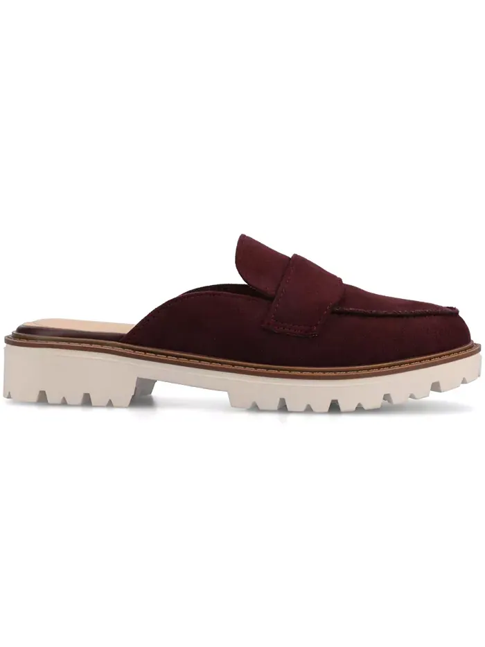 Женские мюли на платформе Miycah Slip On Journee Collection — изображение 2 из 5, красный