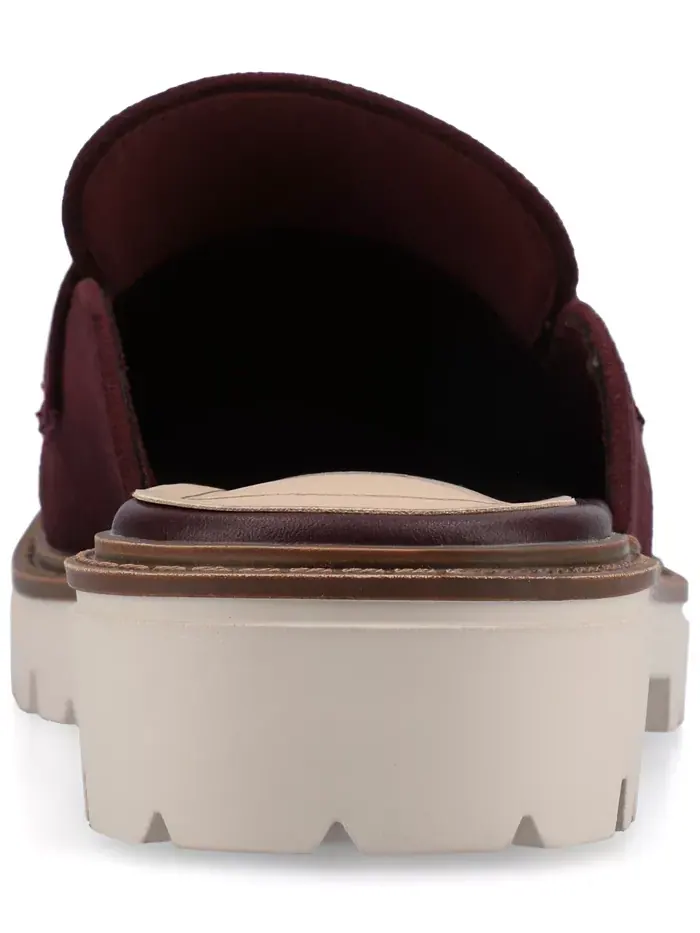 Женские мюли на платформе Miycah Slip On Journee Collection — изображение 3 из 5, красный