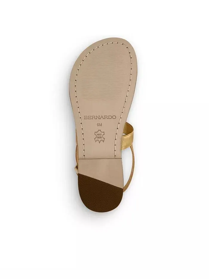 Сандалии Bernardo Maverick с двумя кольцами на пальцах ног Bernardo Footwear — изображение 2 из 5, золото
