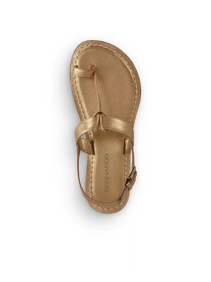 Сандалии Bernardo Maverick с двумя кольцами на пальцах ног Bernardo Footwear — изображение 4 из 5, золото