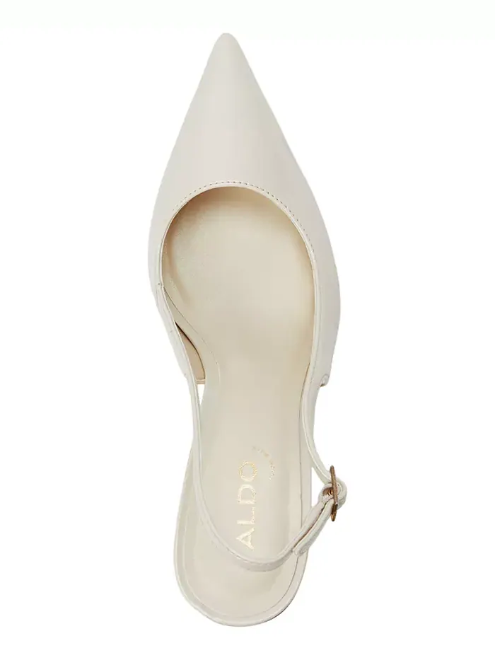 Женские туфли-лодочки Seralina с острым носом и открытой пяткой ALDO — изображение 4 из 6, светлый бежевый