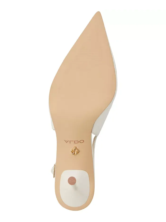 Женские туфли-лодочки Seralina с острым носом и открытой пяткой ALDO — изображение 5 из 6, светлый бежевый