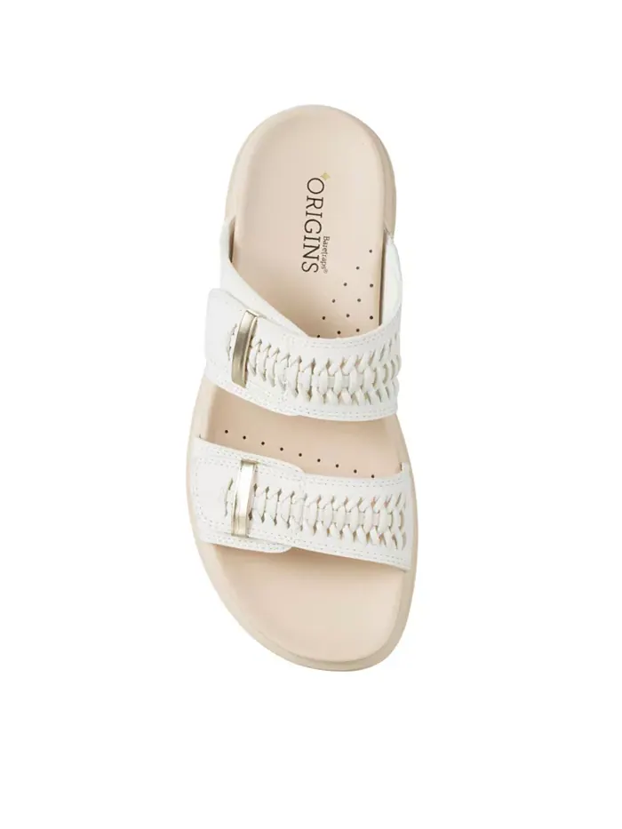Женские сандалии Origins Haliah Slide Slip-On Baretraps — изображение 4 из 5, белый