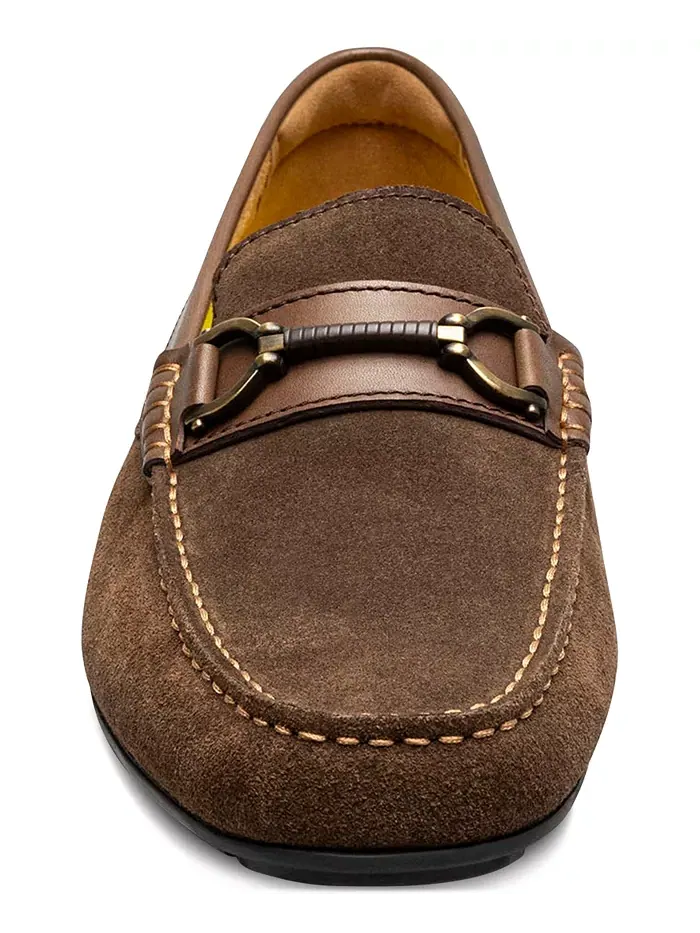 Мужские ботинки Motor Moc Toe Bit Driver Florsheim — изображение 2 из 15, коричневый