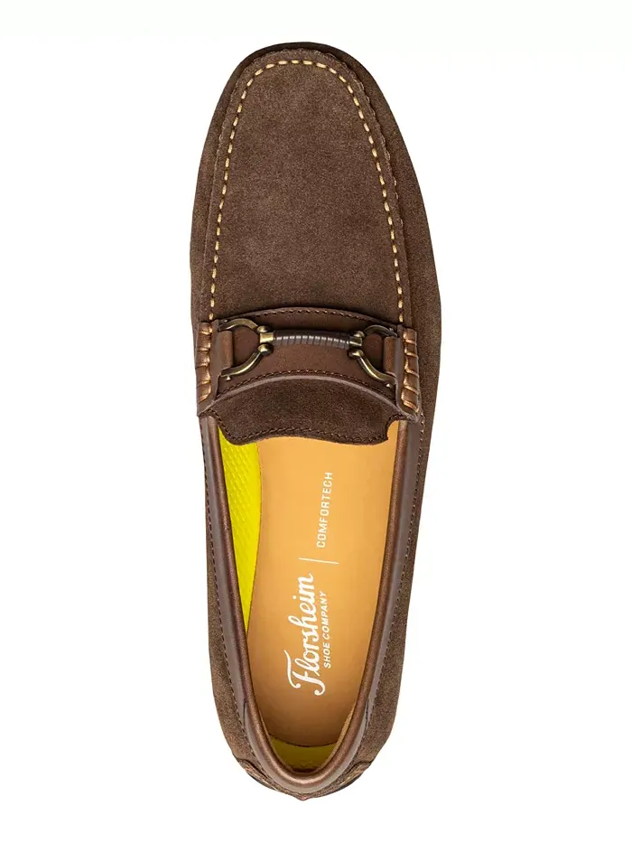Мужские ботинки Motor Moc Toe Bit Driver Florsheim — изображение 6 из 15, коричневый