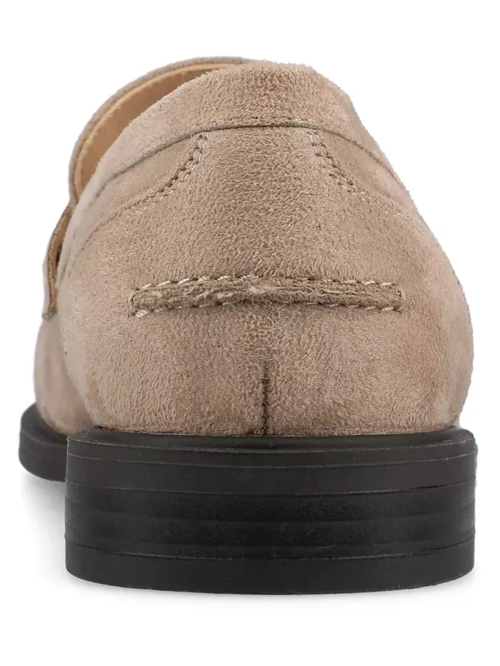 Женские пенни-лоферы Brooks на блочном каблуке Comfort Journee Collection — изображение 3 из 5, тауп