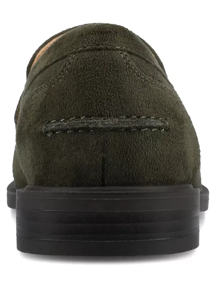 Женские пенни-лоферы Brooks на блочном каблуке Comfort Journee Collection — изображение 3 из 5, оливковый