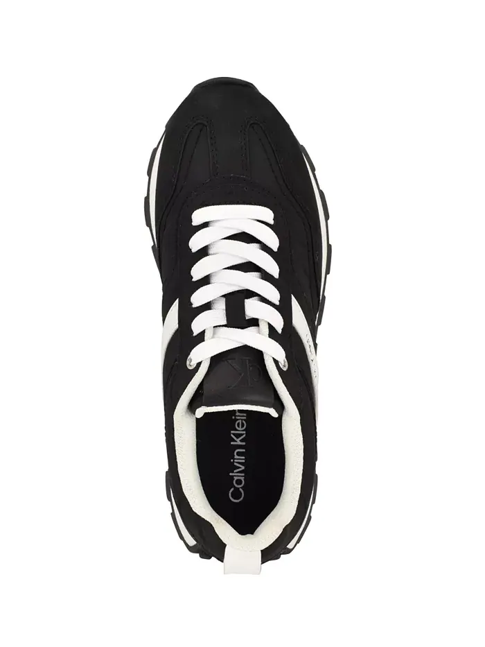 Женские кроссовки Tanja Retro на шнуровке Calvin Klein — изображение 4 из 5, черный