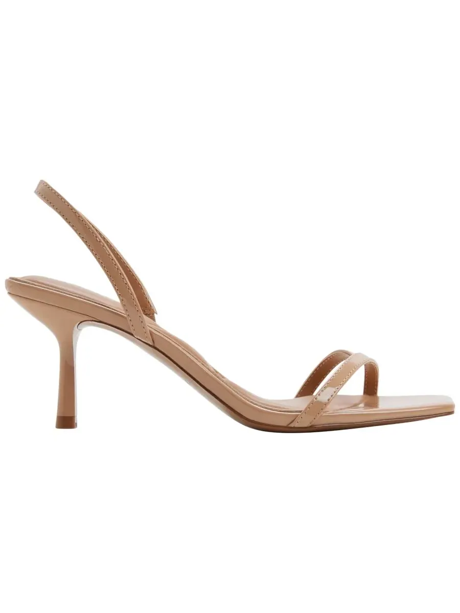 Женские сандалии Olivvia с открытой пяткой ALDO, Camel Patent — изображение 2 из 6