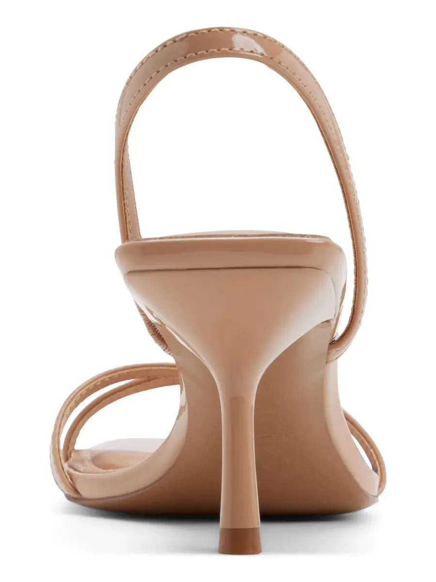 Женские сандалии Olivvia с открытой пяткой ALDO, Camel Patent — изображение 3 из 6