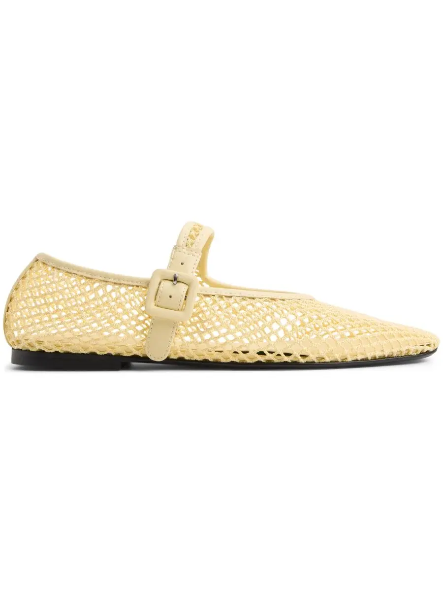 Женские балетки Alissie Mesh с миндалевидным носком ALDO — изображение 2 из 5, светлый желтый