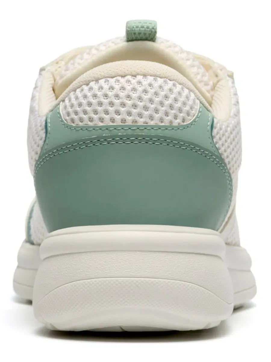 Кроссовки женские Clarks Ezrin Tie Lace Up, текстильные — изображение 3 из 6, зеленый