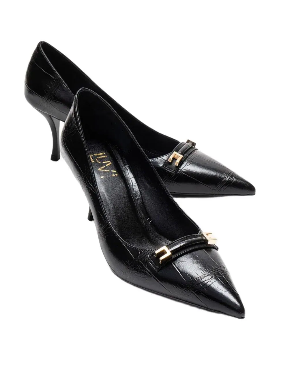 Женские туфли-лодочки Poesy с острым носком на шпильке Prologue Shoes — изображение 2 из 7, черный