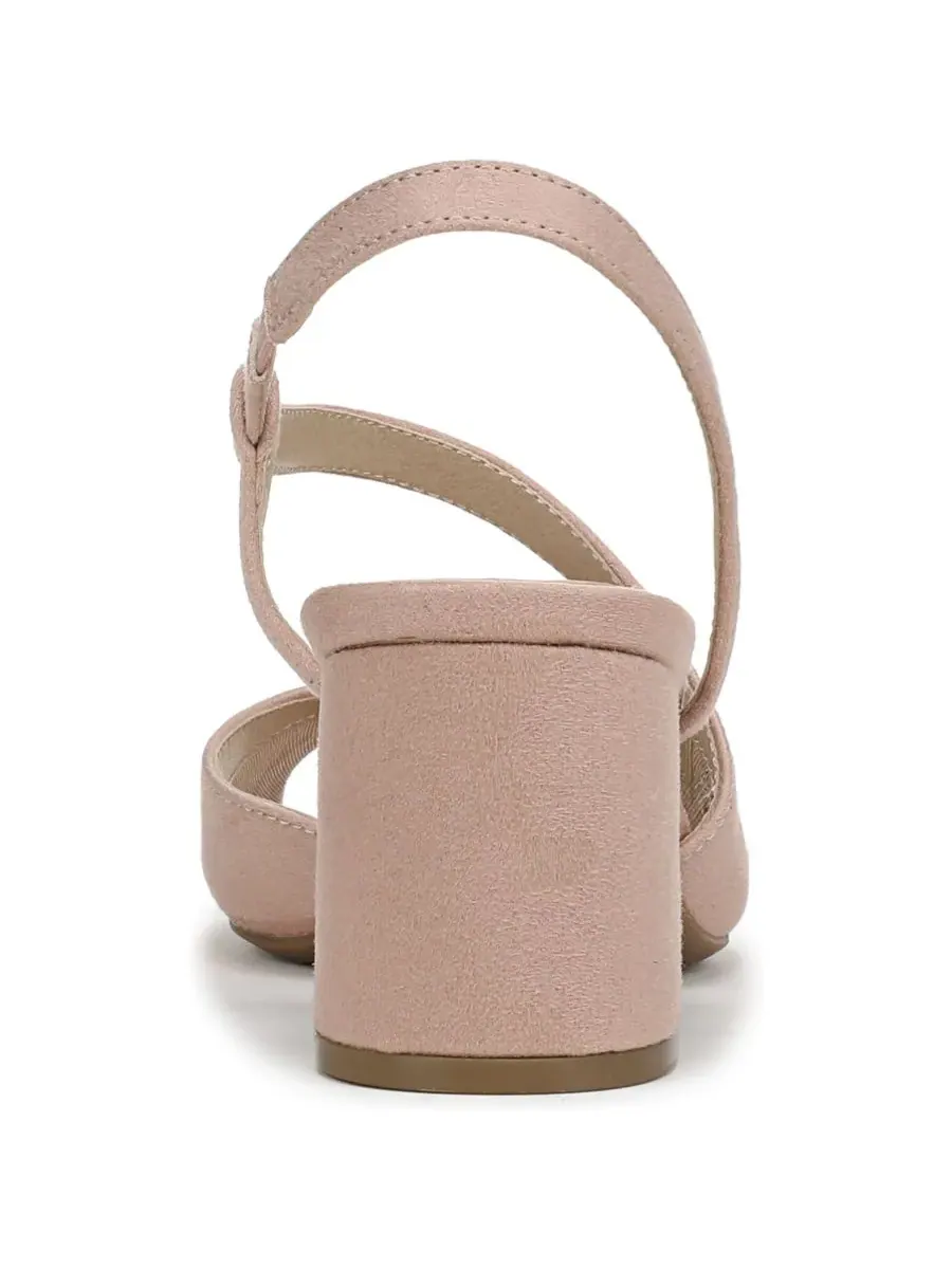Женские туфли-лодочки Theo с открытым носком LifeStride, True Blush Microsuede — изображение 3 из 5