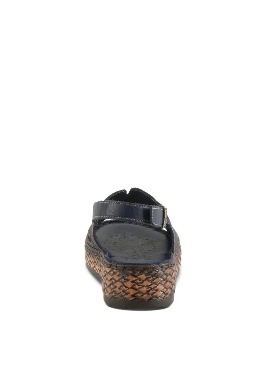 Сандалии на танкетке Spring Step Cordero Slingback — изображение 4 из 7, темно-синий