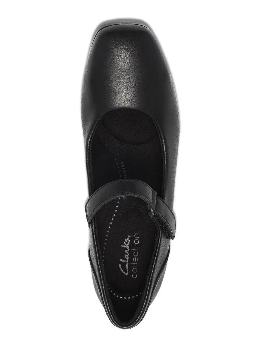 Туфли-лодочки Marriann Jane с квадратным носком Clarks — изображение 4 из 6, черный