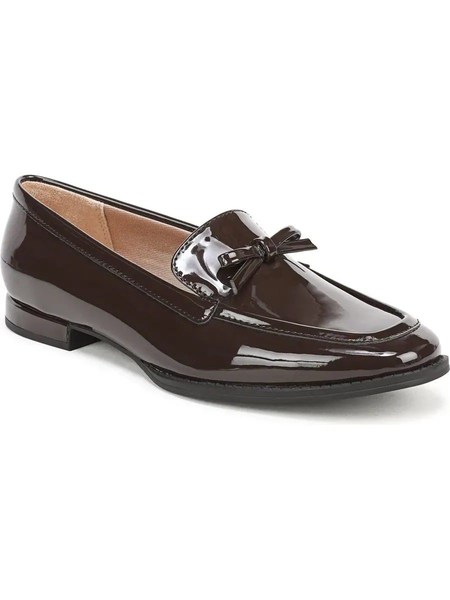 Женские лоферы Fable на каблуке LifeStride, Dark Chocolate Faux Patent Leather — изображение 1 из 5