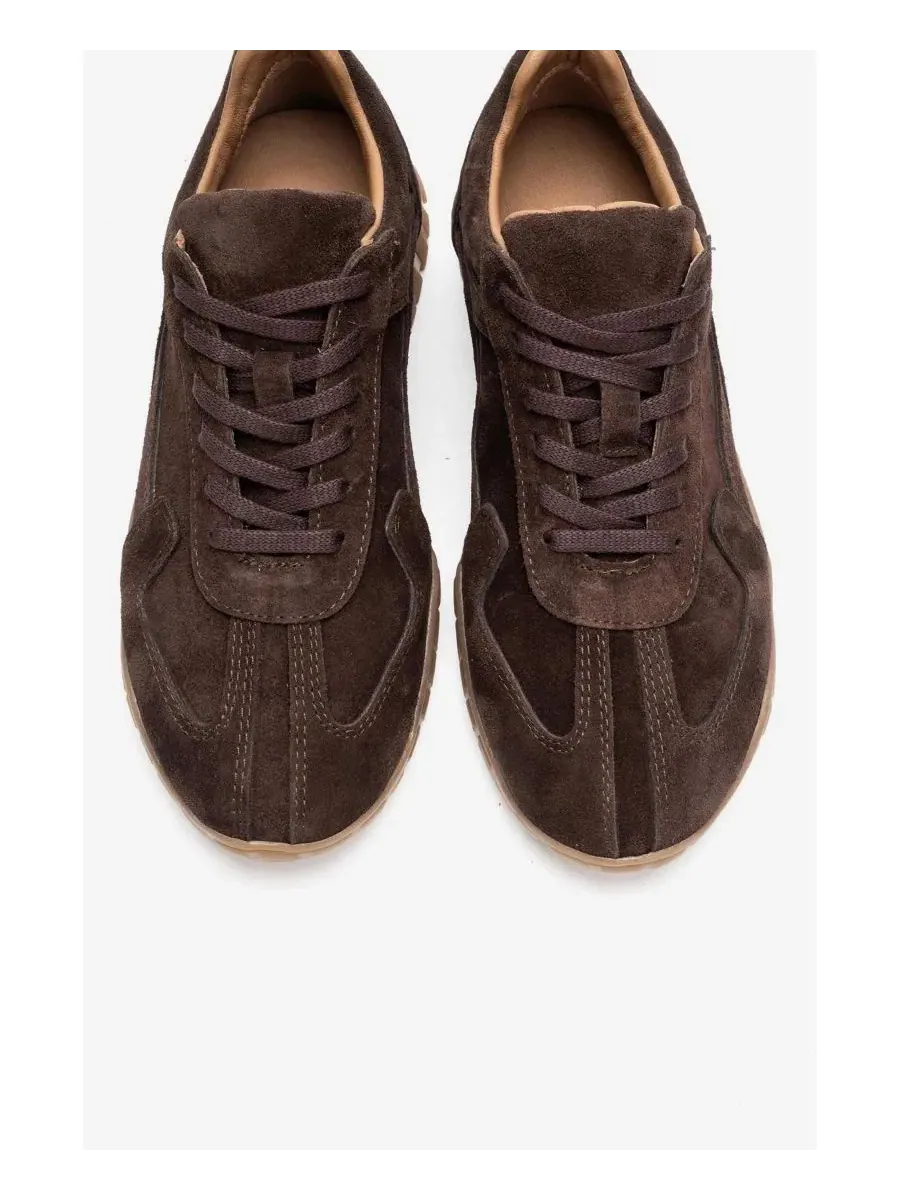Женский кожаный кроссовок Lars Forever & Always Shoes — изображение 4 из 5, коричневый