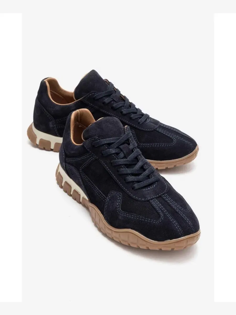 Кроссовки женские кожаные Lars Forever & Always Shoes — изображение 4 из 6, темно-синий