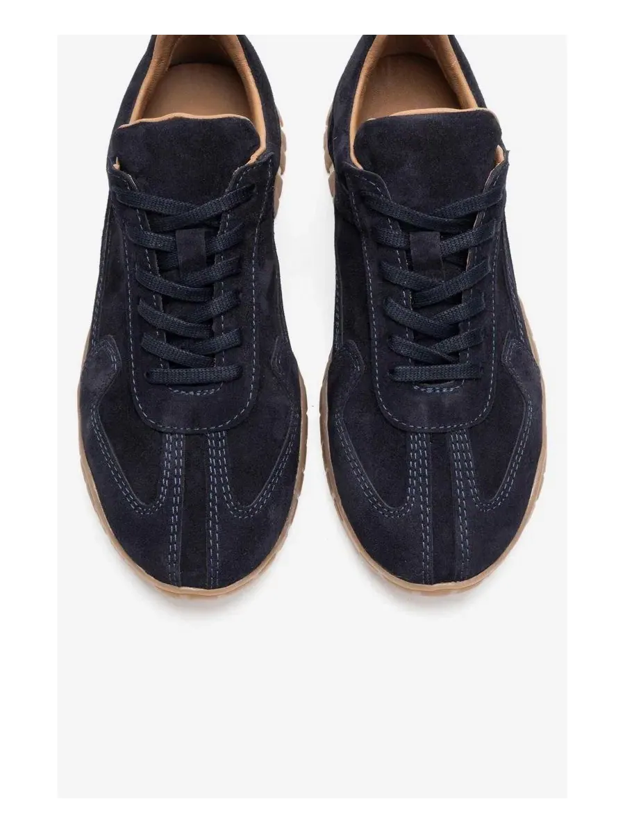 Кроссовки женские кожаные Lars Forever & Always Shoes — изображение 5 из 6, темно-синий