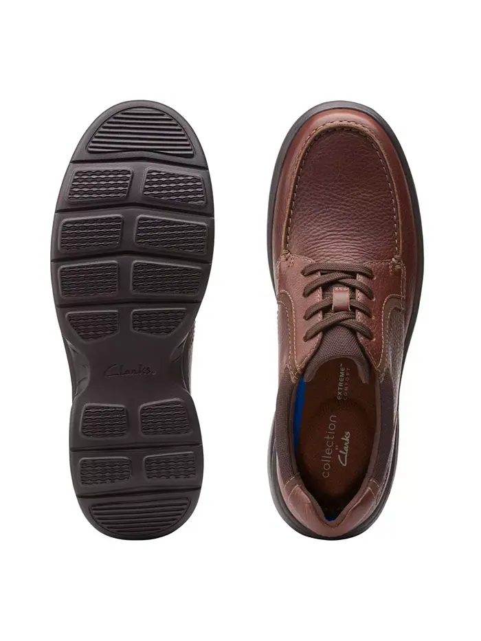 Ботинки мужские Clarks Bradley Vibe, шнурованные — изображение 5 из 8, коричневый