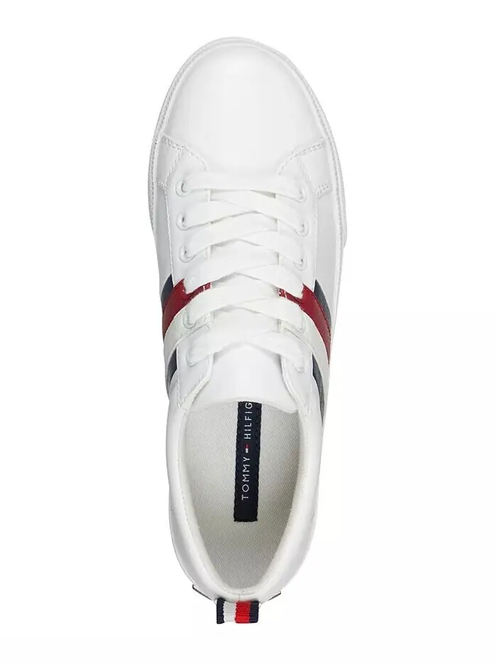 Женские кроссовки Lireai на шнуровке Tommy Hilfiger — изображение 4 из 5, белый