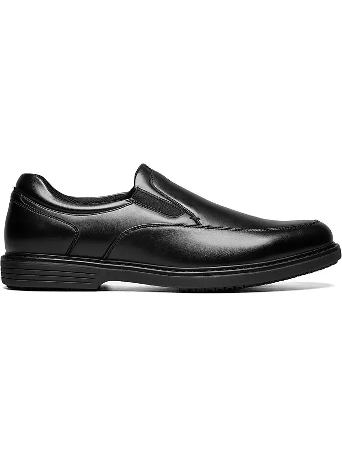 Мужские нескользящие мокасины Wade Moc Toe Slip-On Nunn Bush — изображение 2 из 8, черный