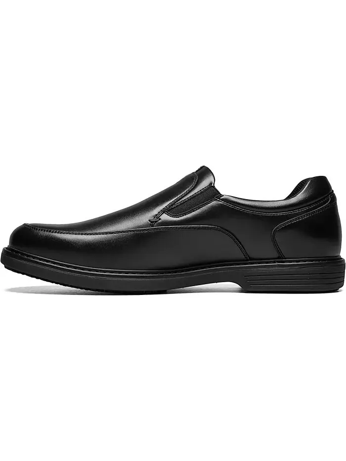 Мужские нескользящие мокасины Wade Moc Toe Slip-On Nunn Bush — изображение 7 из 8, черный