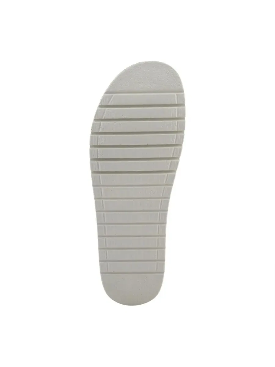 Женские сандалии-слайды Montera Leather Slide с пряжкой Spring Step — изображение 5 из 7, белый