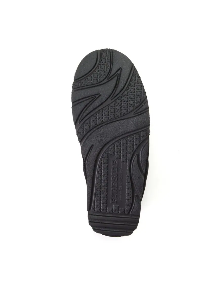 Женские сабо-клоги из нейлона с овчиной Fireside by Greta Sport Dearfoams — изображение 5 из 6, черный