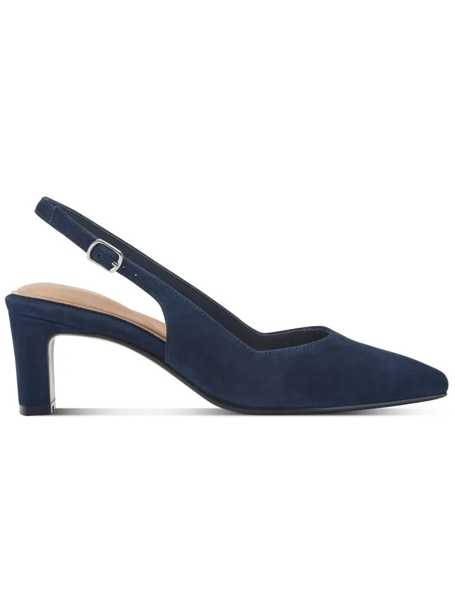Туфли-слингбэки Mayla Classic Dress с каблуком-блоком Rockport — изображение 2 из 5, темно-синий