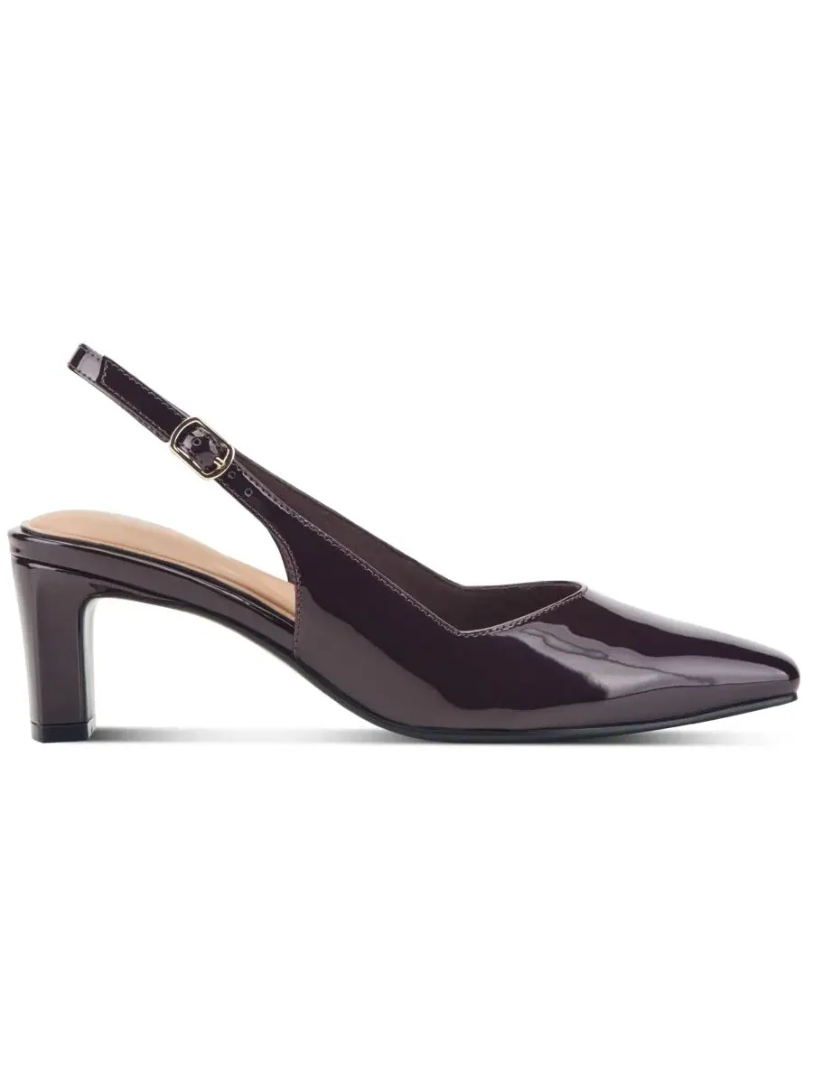 Туфли-лодочки Mayla Slingback Classic Dress Pumps Rockport — изображение 2 из 5, темный бордовый