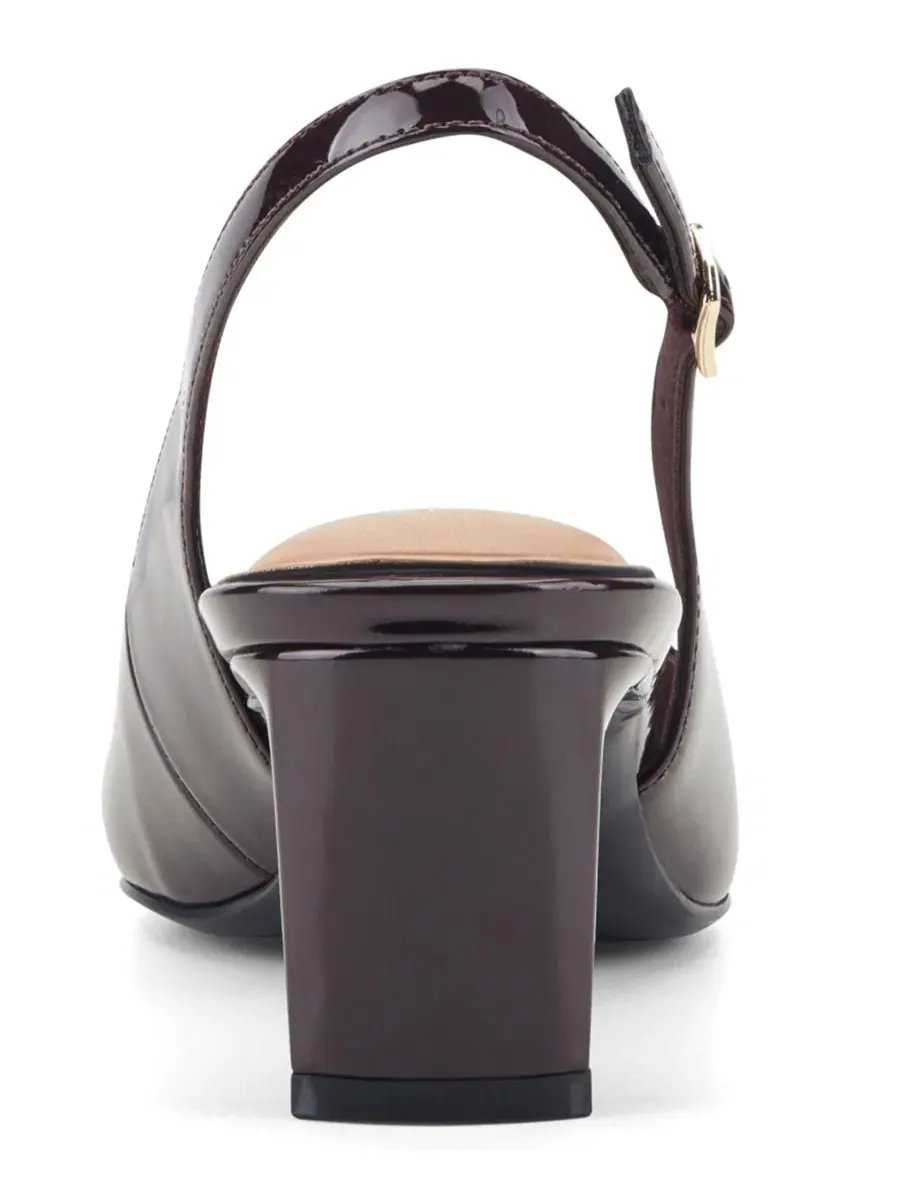 Туфли-лодочки Mayla Slingback Classic Dress Pumps Rockport — изображение 3 из 5, темный бордовый