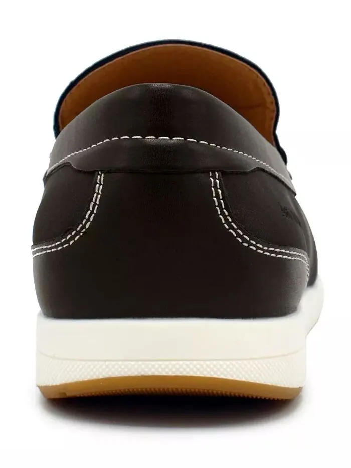 Мужские мокасины Crosby Bit Aston Marc — изображение 5 из 13, коричневый