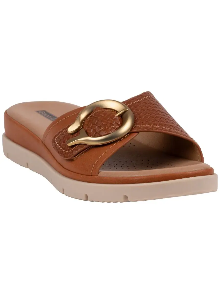 Женские сандалии Raine с пряжкой и комфортом GC Shoes — изображение 1 из 5, бежевый