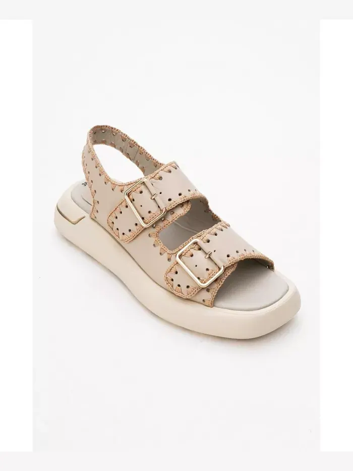 Сандалии Douro с кожаными переплетенными ремешками (женские) Forever & Always Shoes