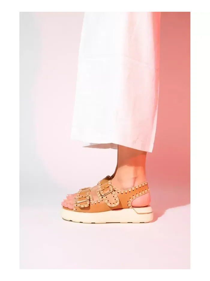 Сандалии Douro с кожаными переплетенными ремешками (женские) Forever & Always Shoes — изображение 5 из 5