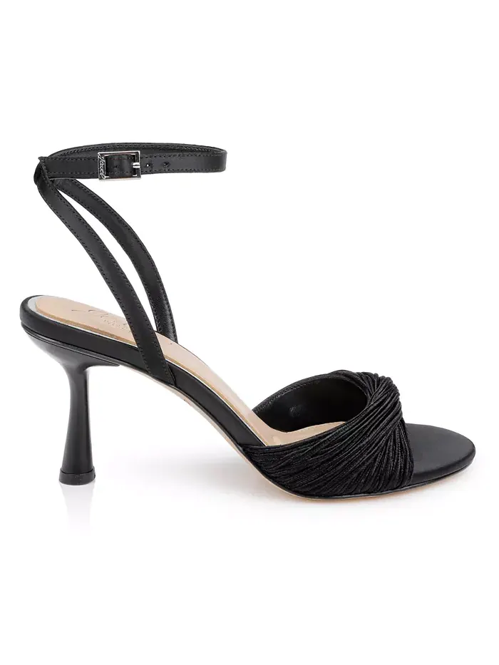 Женские босоножки Nanette Stiletto на шпильке Jewel Badgley Mischka — изображение 2 из 5, черный