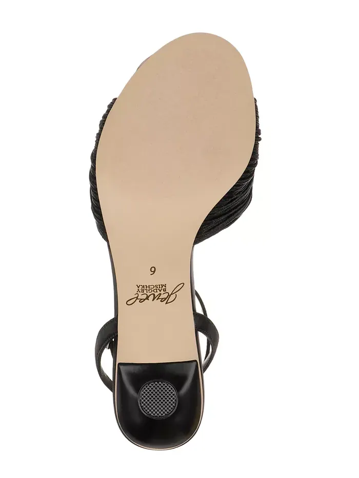 Женские босоножки Nanette Stiletto на шпильке Jewel Badgley Mischka — изображение 5 из 5, черный