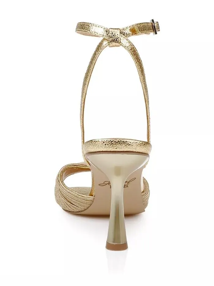Женские босоножки Nanette Stiletto Dress Jewel Badgley Mischka — изображение 3 из 5, золото