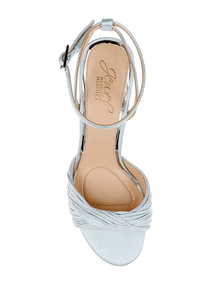 Женские босоножки Nanette на шпильке Jewel Badgley Mischka — изображение 4 из 5, синий