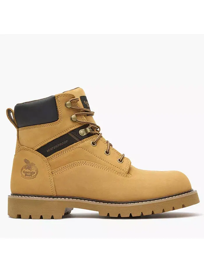 Мужские рабочие ботинки Core 37 Steel Toe Waterproof Georgia Boot — изображение 7 из 7, бежевый/бежевый
