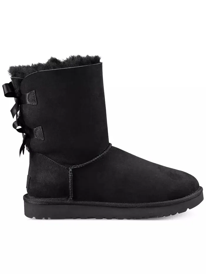 Женские ботинки Bailey Bow II UGG® — изображение 2 из 4, черный