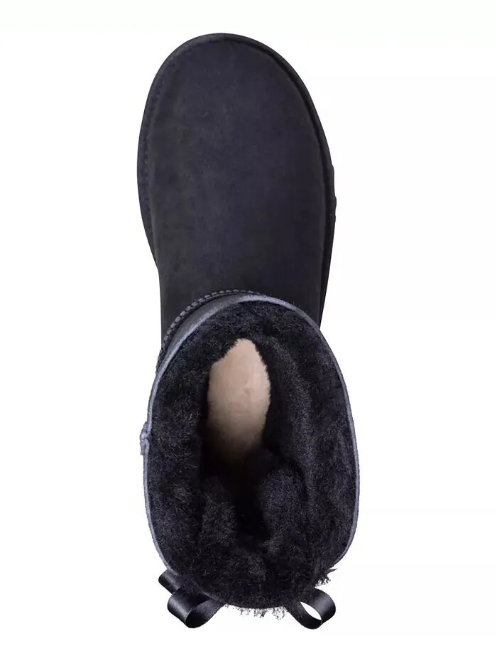 Женские ботинки Bailey Bow II UGG® — изображение 3 из 4, черный