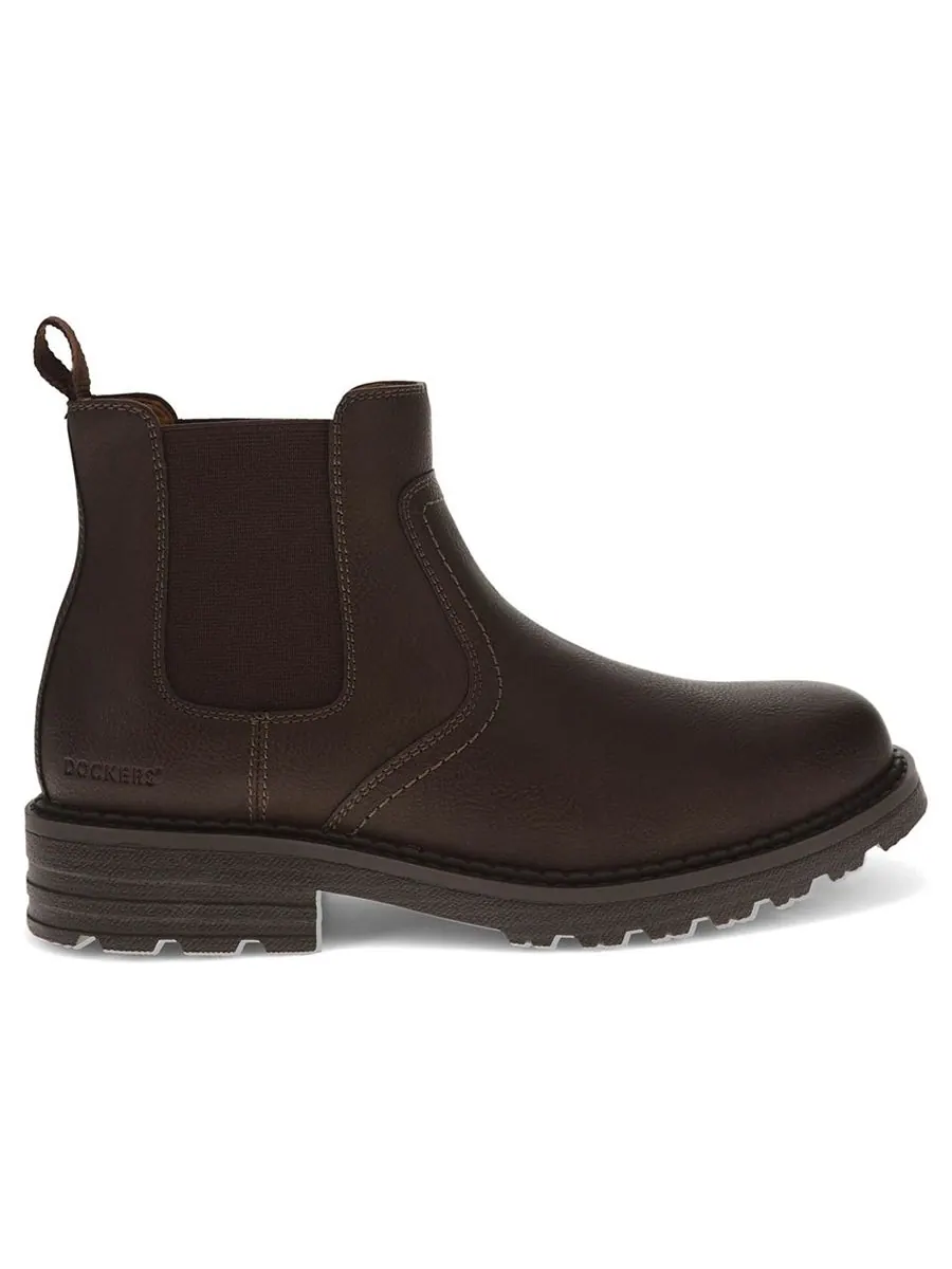 Мужские ботинки Truman Stain Defender с закругленным носком Dockers — изображение 2 из 6, коричневый