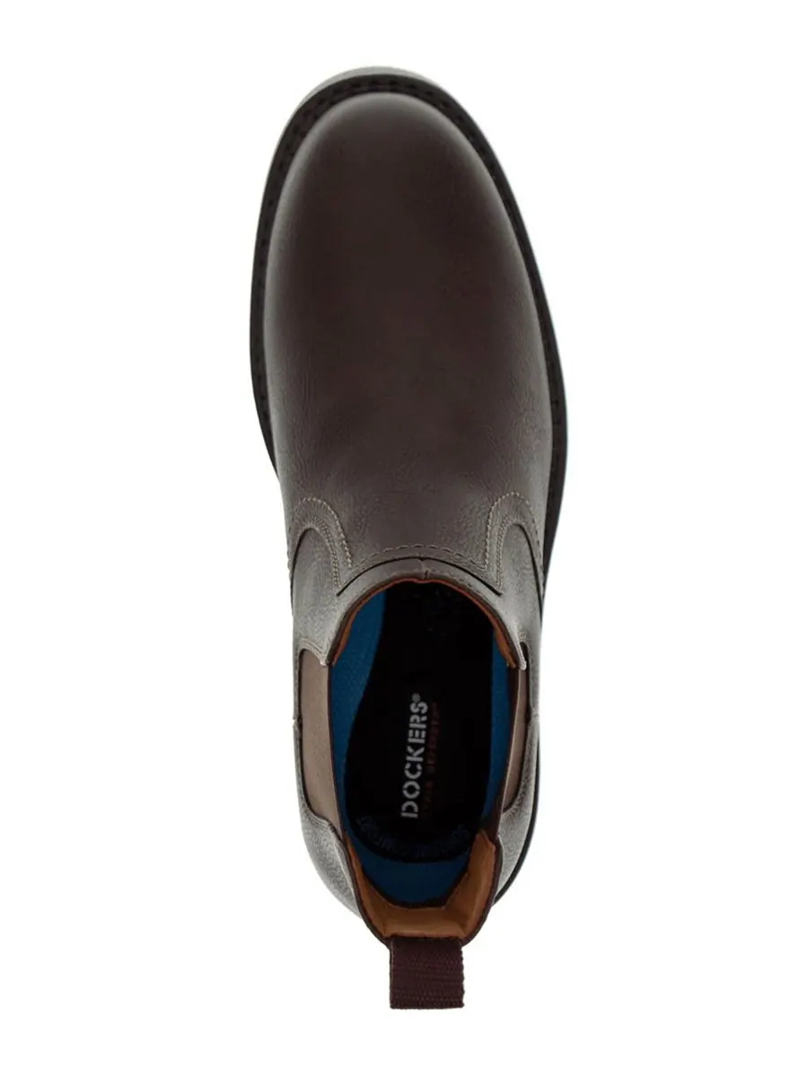 Мужские ботинки Truman Stain Defender с закругленным носком Dockers — изображение 4 из 6, коричневый
