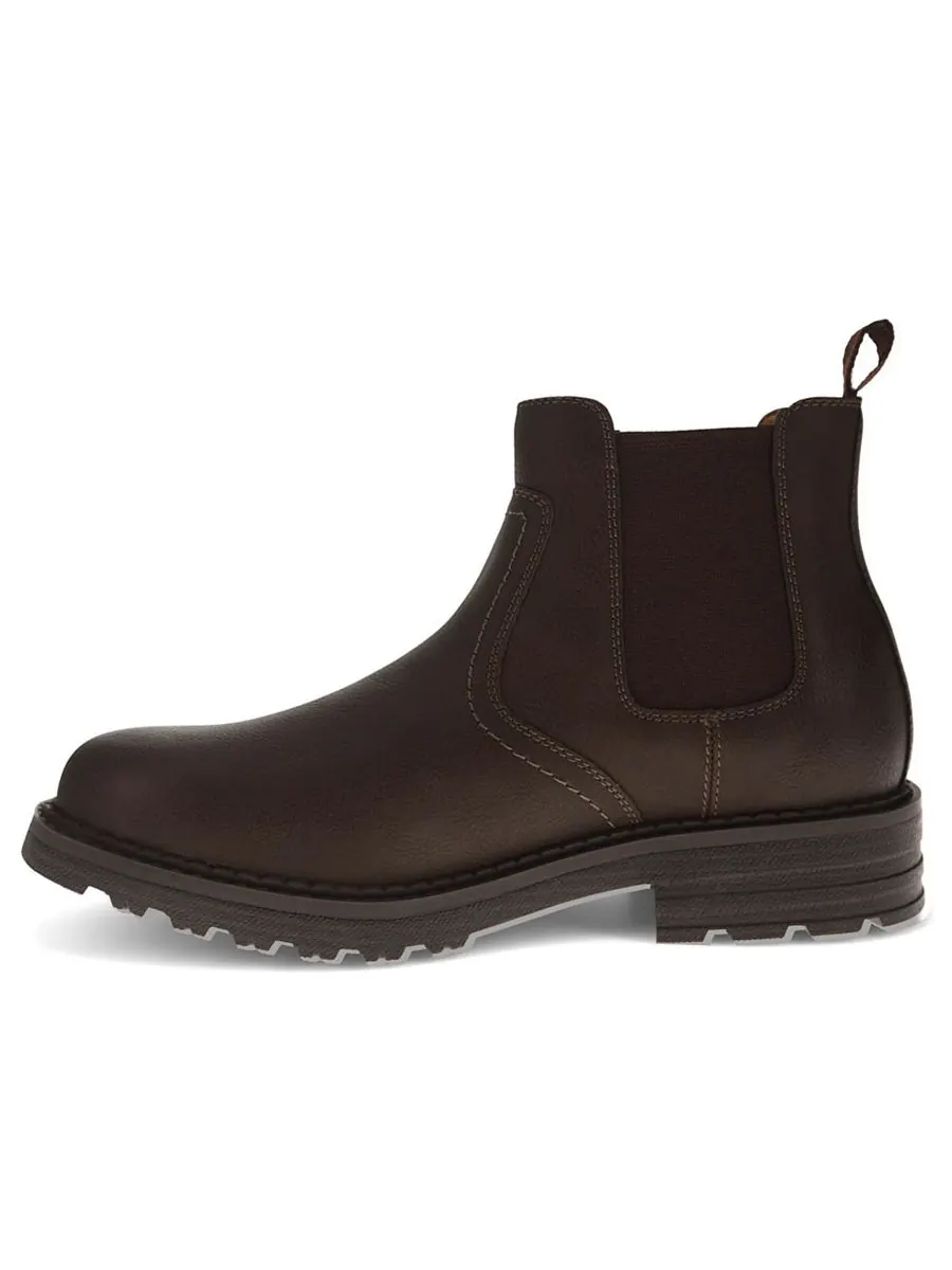 Мужские ботинки Truman Stain Defender с закругленным носком Dockers — изображение 6 из 6, коричневый