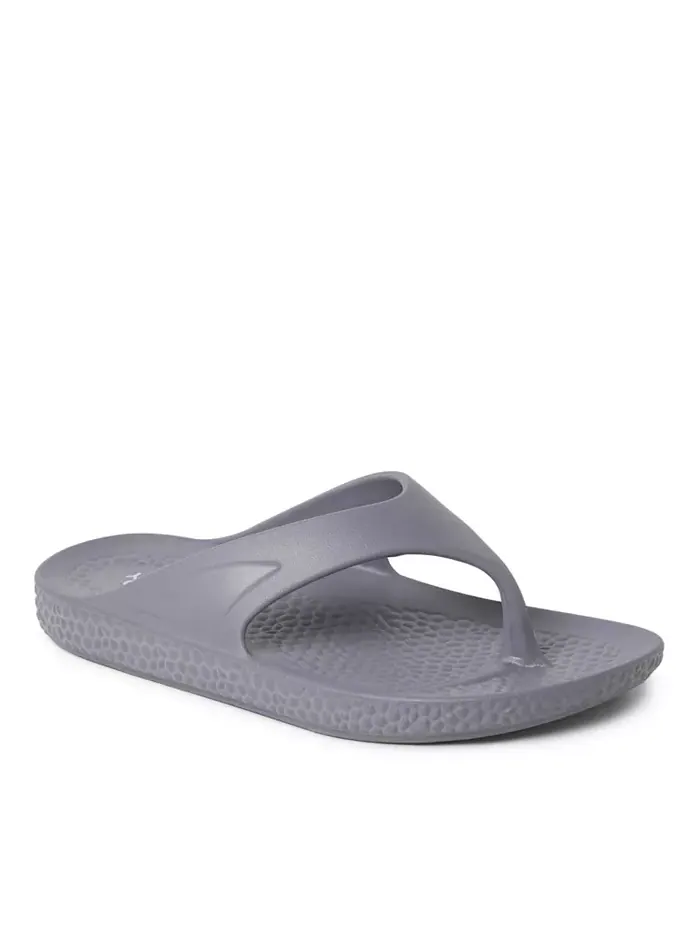 Мужские экологичные удобные шлепанцы-вьетнамки EcoCozy Sustainable Comfort Flip Flop Thong Sandal — изображение 1 из 5, серый